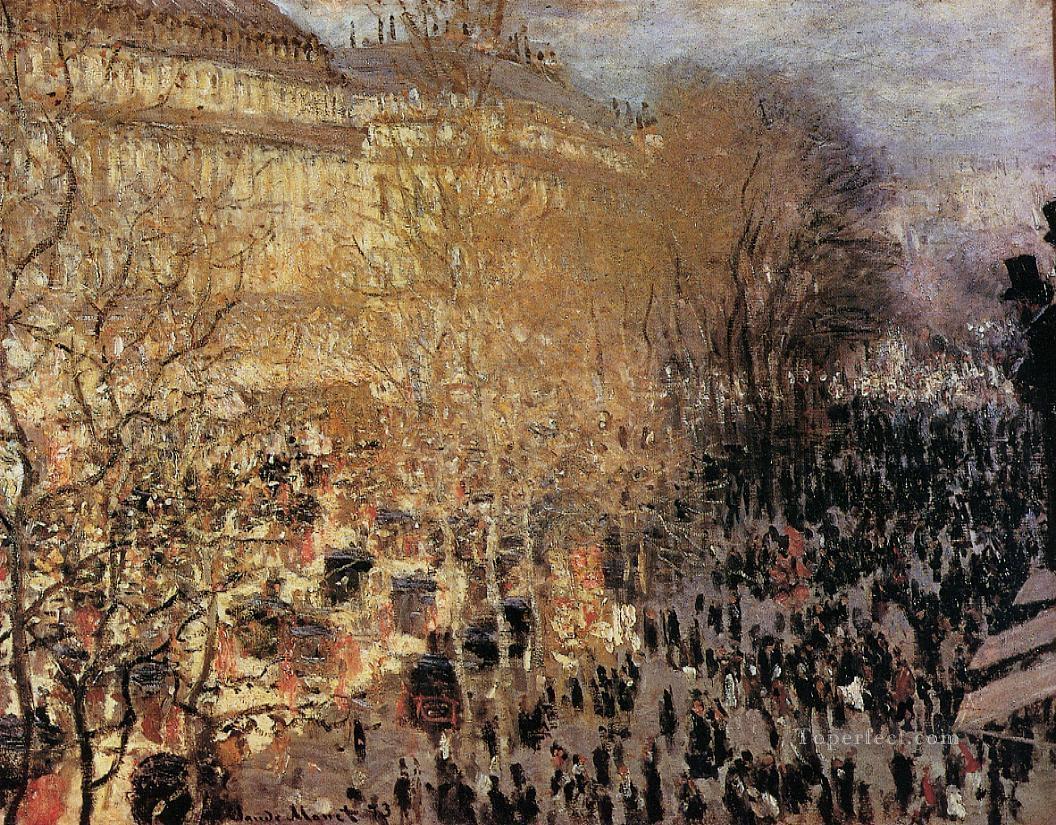 The Boulevard des Capuchine Claude Monet Oil Paintings